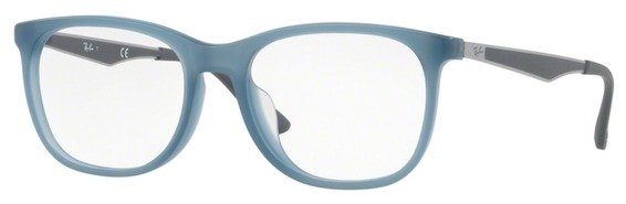 Ray Ban 淡蓝色磨砂框架眼镜