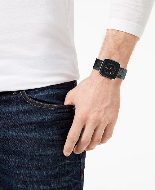 Versa 2 Smoke Fabric Strap Touchscreen Smart Watch 39mm - A Special Edition