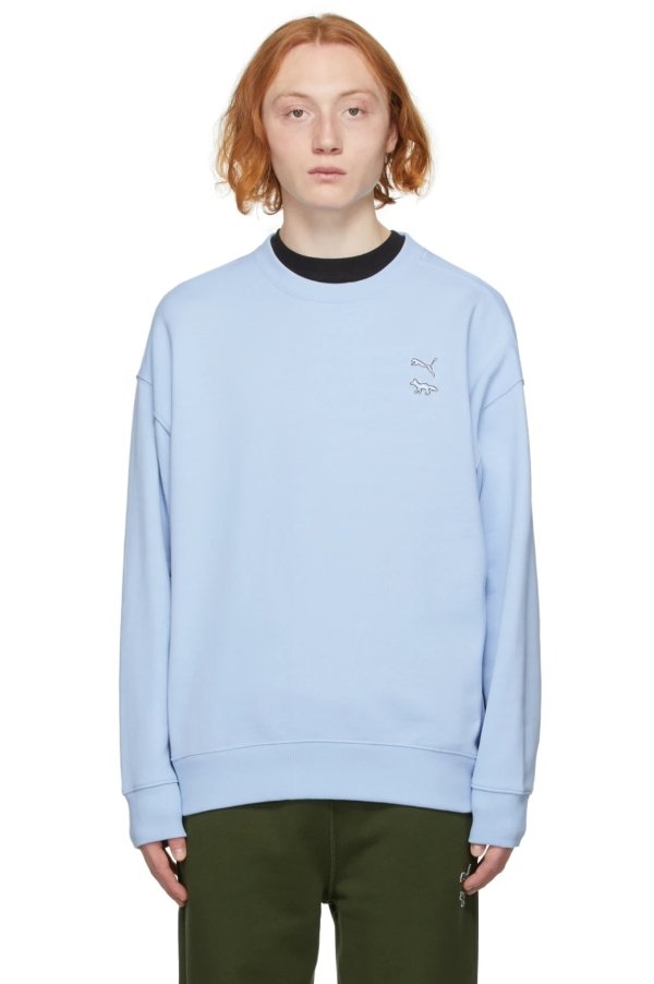 Blue Puma Edition Crewneck Sweatshirt