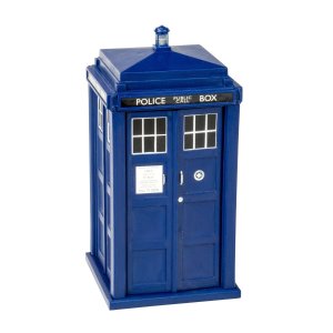 Doctor Who Tardis Money Bank - Doors Open and Close - Lights and Sounds, Bigger on the inside