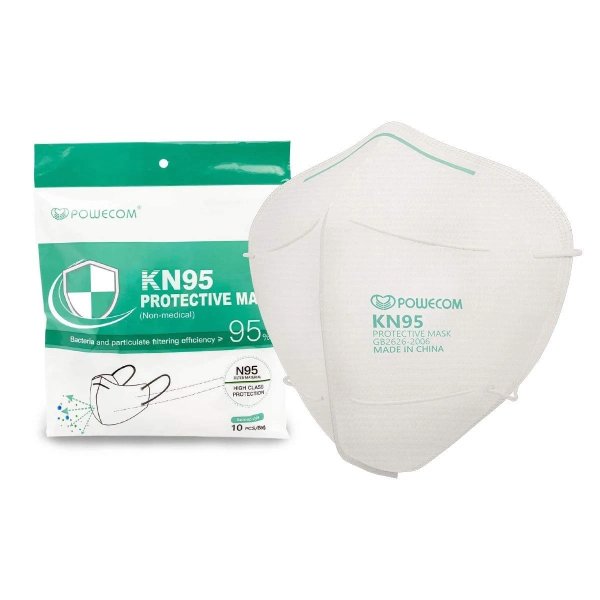 CDC Tested Powecom 99% Filtration KN95 Respirator Face Masks (30 - 200 Packs)