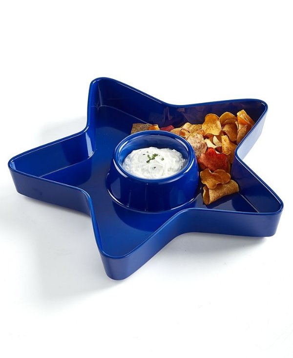 Star Chip & Dip Plate, Created for Macy's