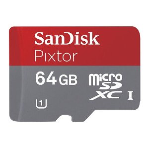 SanDisk Pixtor 64GB microSDXC Class 10 内存卡