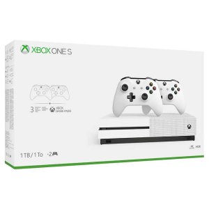 Xbox One S 1TB Console+2 Controllers+3-Month Game Pass