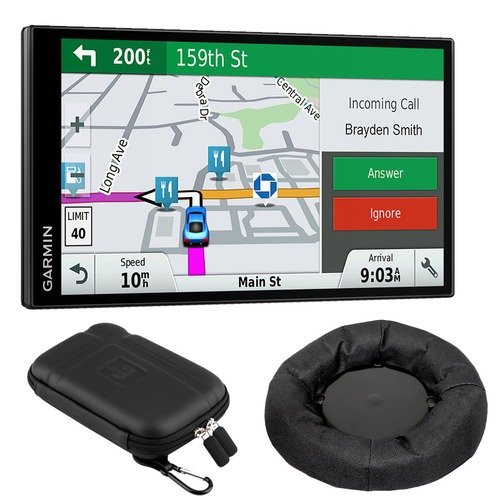 DriveSmart 61 NA LMT-S GPS w/ Smart Features Refurbished with Dash-Mount Bundle
