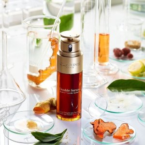 Last Day: with New Double Serum @ Clarins