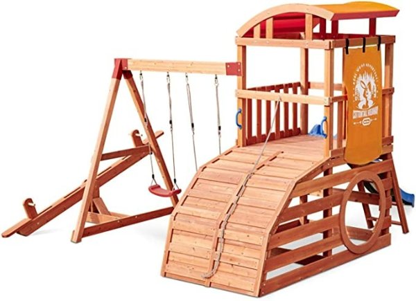 Little Tikes Real Wood Adventures Cottontail Hideaway Outdoor Playset