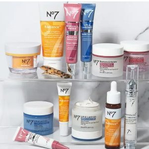 20%off + Full-sized GWPNo7 Beauty Skincare Sale