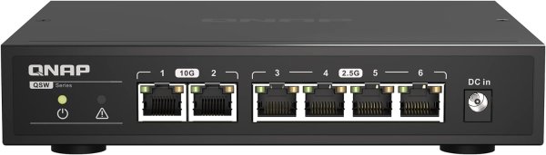 QSW-2104-2T-A-US 6-Port 10GbE & 2.5GbE Switch