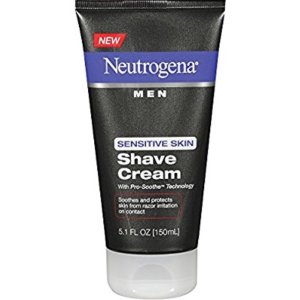 Neutrogena Men Sensitive Skin Shave Cream, 5.1 Fl. Oz(Pack of 2)