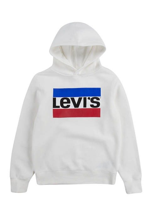 Boys 8-20 Hooded Logo Graphic Pullover
