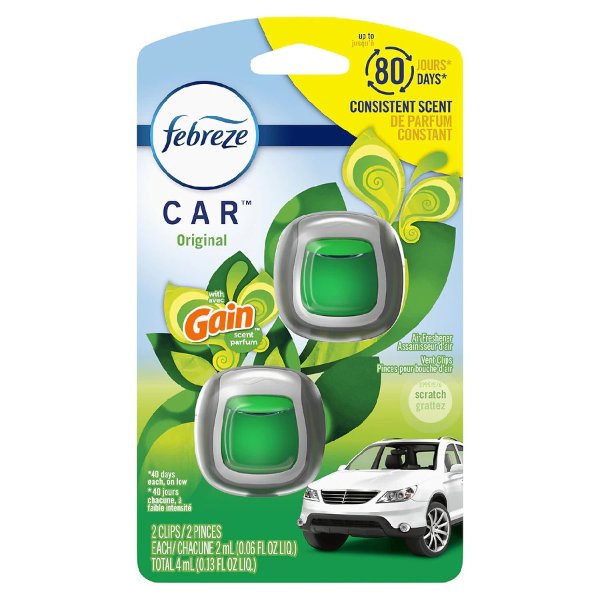 Car Air Freshener Vent Clip, Gain Original Scent