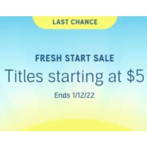 From $5Audible Premium Plus Members: Fresh Start Sale (various audiobook titles)
