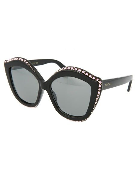 Swarovski&#174; Squared Cat-Eye Sunglasses