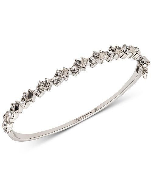 Crystal Cluster Bangle Bracelet