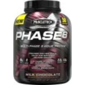 2 MuscleTech Phase 8 2-lb. Protein Supplement Bottles