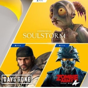 PlayStation Plus games for April: Days Gone+SoulStorm+Zombie Army 4