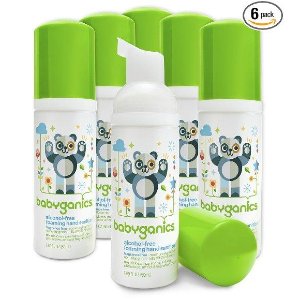 Babyganics Alcohol-Free Foaming Hand Sanitizer Fragrance Free (Pack of 6)