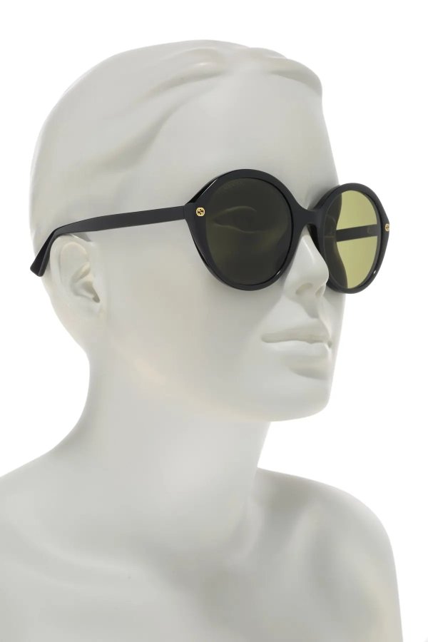 55mm Oval Sunglasses