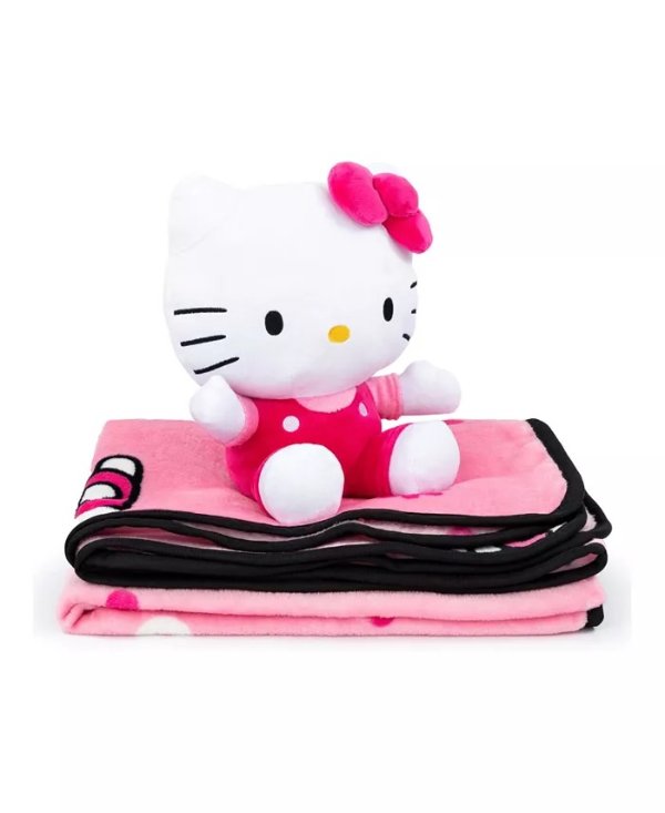 Hello Kitty 玩偶+盖毯