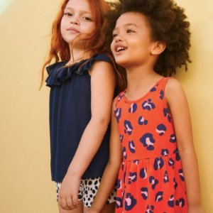 限今天：H&M 精选儿童T恤、短裤、裙装8折闪购促销
