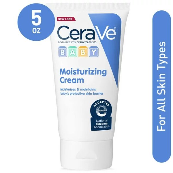 Baby Moisturizing Cream with Ceramides for Baby Skin, 5 oz