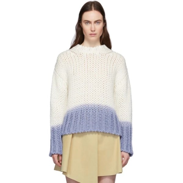Acne Studios - Off-White Wool Dip-Dye Kirene Sweater