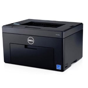 Dell C1760nw Color Laser Printer w/ Extra Dell XKP2P Black Toner