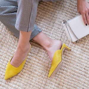 famille pointy toe mules