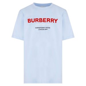 Burberry10/12Y 妹子可穿Logo 大童T恤