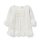 Embroidered Ruffle Cuff Top