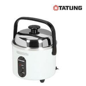 TATUNG TAC-3A(SF) 3-Cup uncooked/ 6-Cup cooked indirect White Mini Rice Cooker