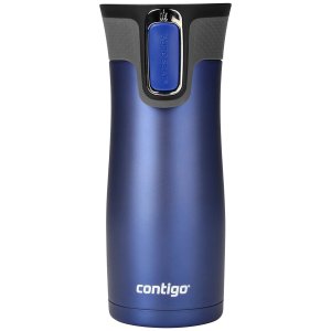 Contigo AUTOSEAL West Loop Vacuum Insulated Stainless Steel Travel Mug with Easy Clean Lid, 20oz, Violet