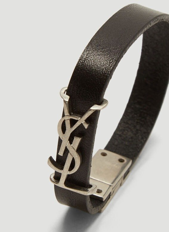 Leather Bracelet in Black