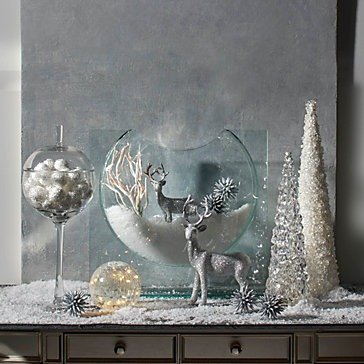 Ice Tree | White &amp; Bright Mantel | Collections | Z Gallerie