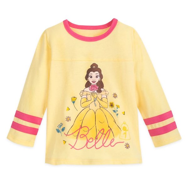 Belle Football T-Shirt for Girls – Beauty and the Beast | shopDisney
