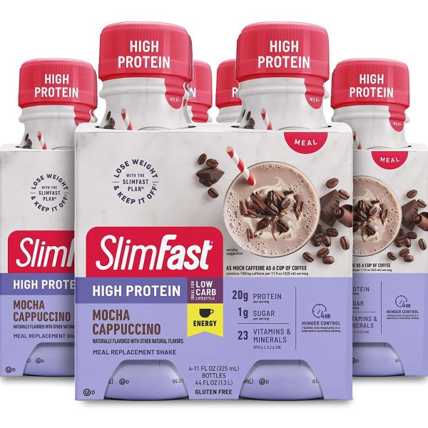 Advanced Energy High Protein Meal Replacement Shake, Mocha Cappuccino