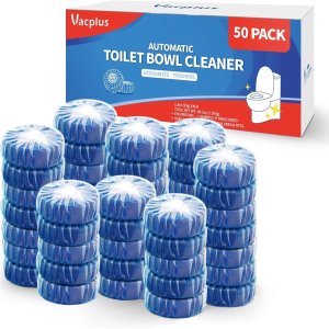Vacplus Toilet Bowl Cleaner Tablets - 50 PACK