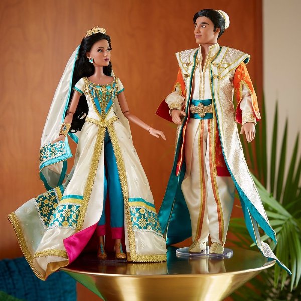Jasmine and Aladdin Limited Edition Doll Set - Live Action Film - 17'' | shopDisney