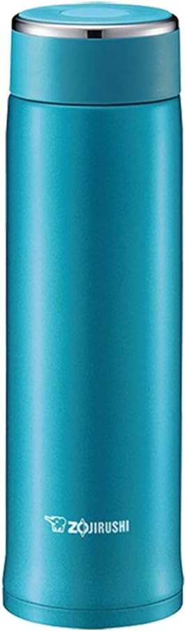 Turquoise Blue Stainless Steel 16 Ounce Travel Mug