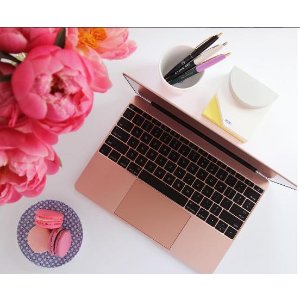New Apple MacBook MMGL2LL/A 12-Inch Laptop with Retina Display Rose Gold, 256 GB)
