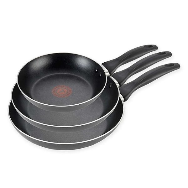 Pure Cook Nonstick Aluminum 3-Piece Fry Pan Set
