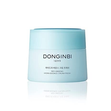 Korean face moisturizer DONGINBI Red Ginseng Hydra Bounce Cream Fresh, Korean Red Ginseng Skin Moisturizing Face Cream - 0.84Oz