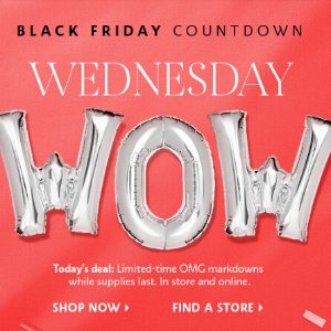 Black Friday Countdown Wednesday Wow @ Sephora.com