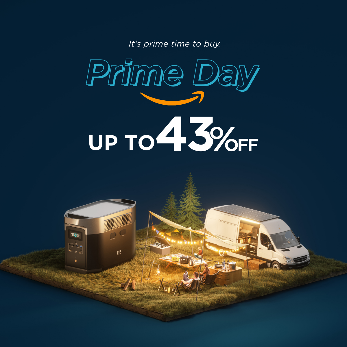 EcoFlow CA站Prime Day 活动up to 43% off