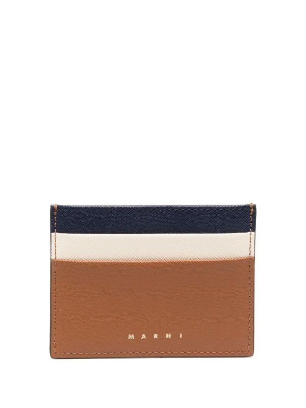 colour-block cardholder wallet