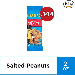 Planters Salted Peanuts (2 oz Bags, Pack of 144)