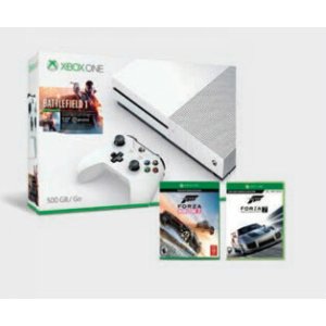 Xbox One S 500GB  Bettlefield 1 Bundle + 2 Games