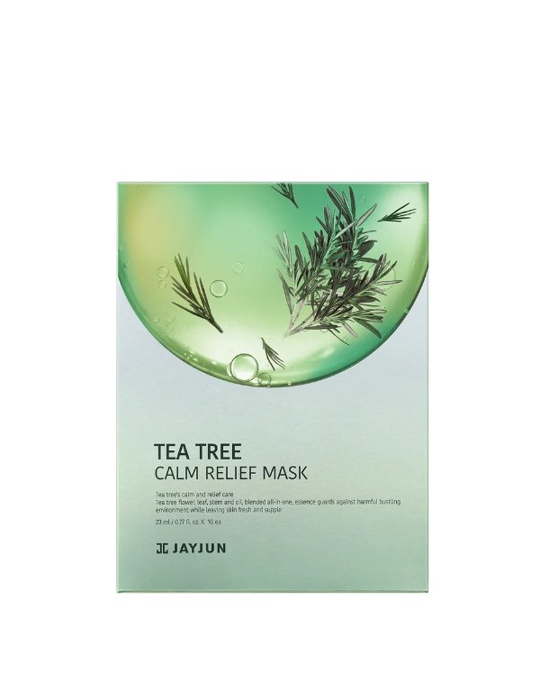 JAYJUN Tea Tree Calm Relief Mask - 10 Sheets | DC23G