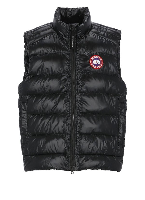 Logo Patch Zip-Up Padded Gilet